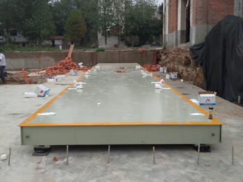 信陽浉河區軍糧站16m-100噸地磅