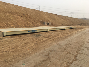 中鐵十二局集團(tuán)18m定額150噸地磅