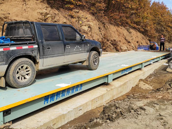 欒川縣先進選鐵廠200T數字地磅 