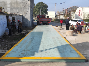 安陽林州市呂莊鎮150噸公用電子地磅 