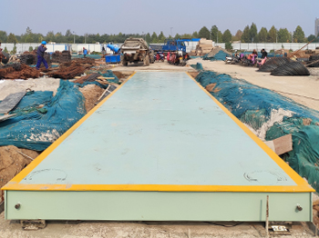 焦作武陟新隆建工集團100噸電子地磅 