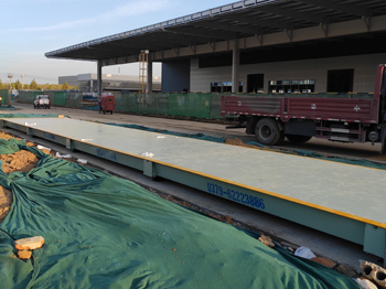 洛陽格力中央空調智能制造基地100噸地磅