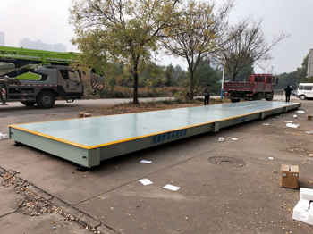 鄭州市電纜有限公司18m-100T電子地磅 