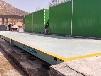 汝州鴻順石料廠3.4x16m-150噸地磅