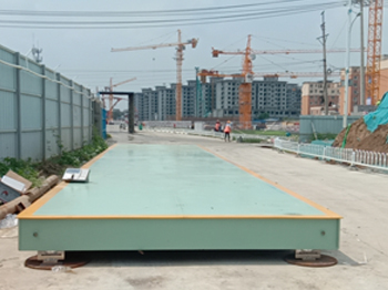 周口中冶天工七一嘉苑項目100噸地磅