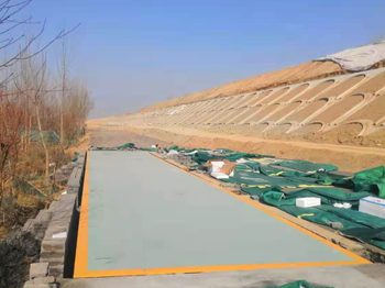 中鐵三局濮陽西劉關村拌和站100噸地磅