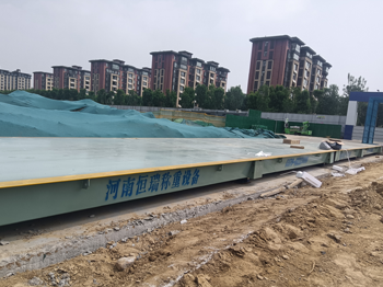 山東東營(yíng)河口天璽項(xiàng)目100噸地磅