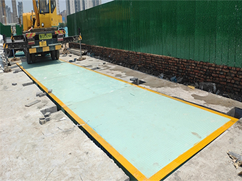 新鄉市國悅城項目120噸地磅