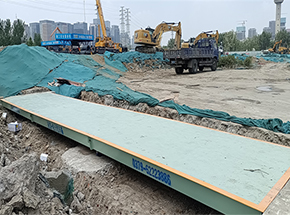 中建五局：鄭東物資儲備配套項目100噸地磅