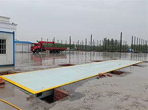 中建五局：駐馬店省道項目100噸地磅