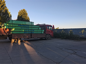 鶴壁長豐彩鋼工程有限公司100噸地磅施工案例