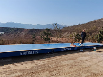 三門峽陜州區支社村養牛場100噸地磅