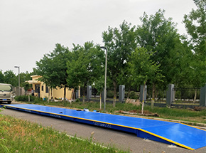 新鄉市碧水源水處理廠100噸地磅